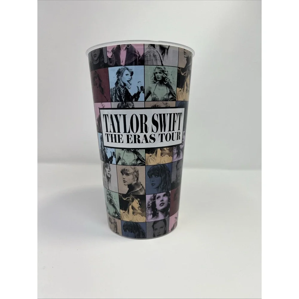 2 Taylor Swift Official The Eras Tour AMC Movie Popcorn Souvenir Cups‎